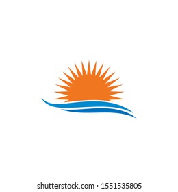 sun Logo Icon Vector illustration design