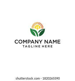 SUN LOGO ICON VECTOR SYMBOL