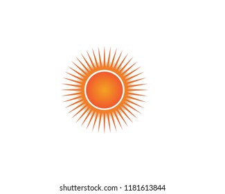 sun Logo Icon Vector Template