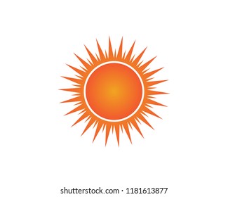 sun Logo Icon Vector Template
