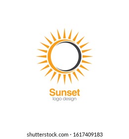 Sun Logo and Icon Vector Template