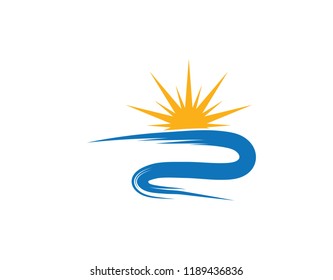 
sun logo light icon