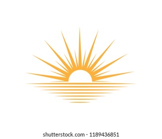 
sun logo light icon