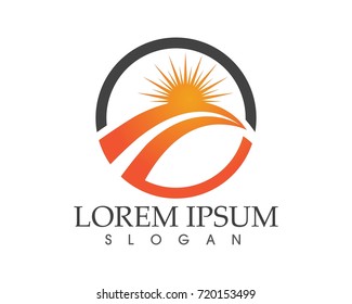 Sun logo and symbols
