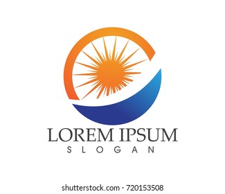 Sun logo and symbols
