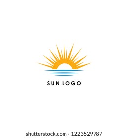 sun logo template