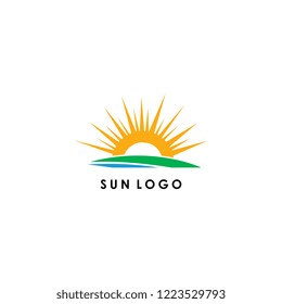 sun logo template