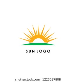 sun logo template