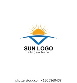 Sun Logo Template