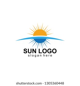 Sun Logo Template