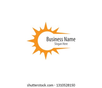 Sun logo template