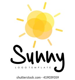 Sun Logo template