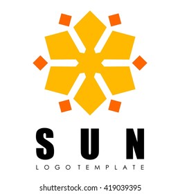 Sun Logo template