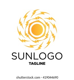 Sun Logo template
