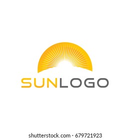 sun logo template