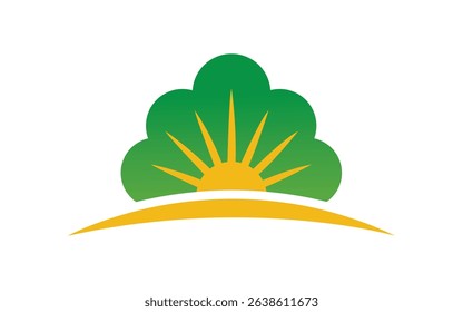 Sun logo template or business cloud sun icon vector Design