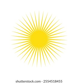 Sun Logo Template Icon Illustration Design 