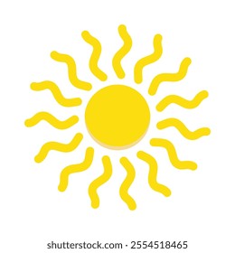 Sun Logo Template Icon Illustration Design 