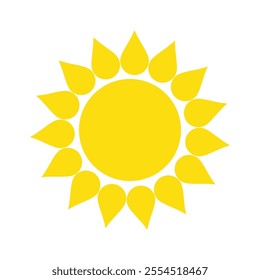 Sun Logo Template Icon Illustration Design 