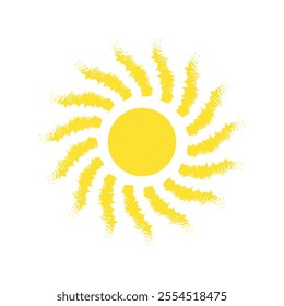 Sun Logo Template Icon Illustration Design 