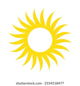 Sun Logo Template Icon Illustration Design 