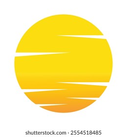 Sun Logo Template Icon Illustration Design 