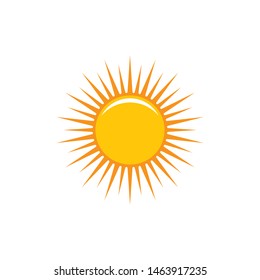 Sun logo template vector icon illustration - Shutterstock ID 1463917235