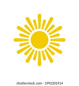 sun logo template vector icon