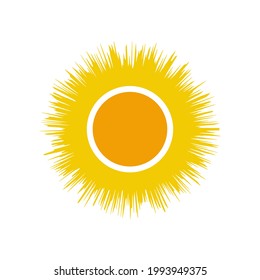 sun logo template vector icon