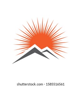 Sun Logo Template vector symbol nature