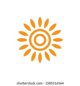 Sun Logo Template vector symbol nature