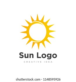 Sun Logo Tempplate vector