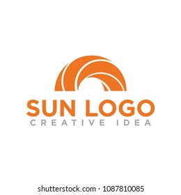 Sun logo vector