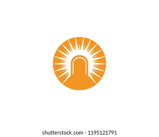 Sun logo vector