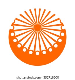 sun logo vector.