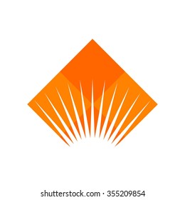 sun logo vector.