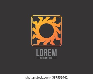 Sun Logo Vector