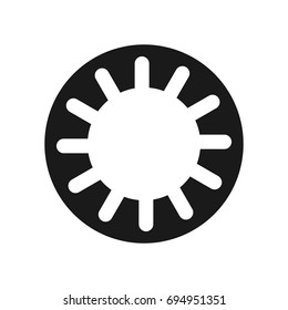 sun logo vector.