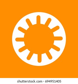sun logo vector.