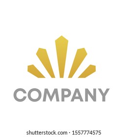 sun logo vector design template