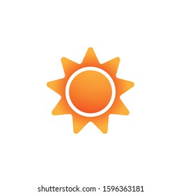 sun logo vector design template. sun icon element collection.