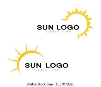 sun logo vector illustration