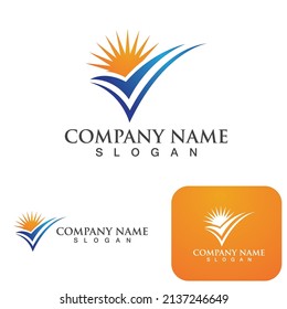 Sun logo Vector illustration Icon Template design