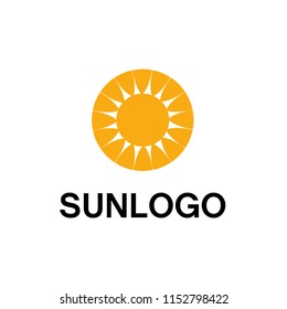 sun logo vector, sunrise, sunset