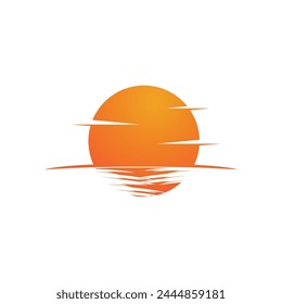 Sun-Logo Vektorgrafik Vorlage Symbol Design