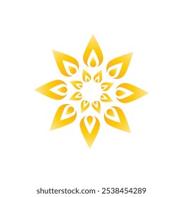 Sun logo vector template symbol design