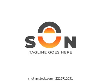 Sun Logotype vector icon illustration, Suitable for all business and corporate identities, especially those who have the philosophy of the sun