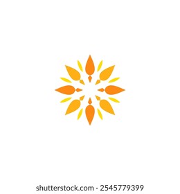 Sun Luxury Logo Design Vector. Sunshine Icon