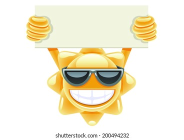 Sun with message