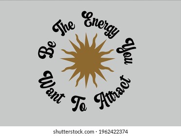 sun and message vector design